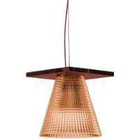 Kartell Design pendellampa Light-Air, Violett / rosa / rosè, Vardagsrum / matsal, Syntetmaterial, Design, Pendellampa