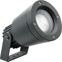 LEDS-C4 Hubble utomhus spotlampa, antracit, GU10, aluminium HUBBLE, dimbar, Aluminium / grå / zink, Modern, Utomhuslampa