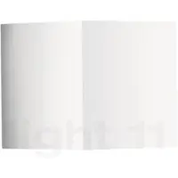 HELESTRA Vägglampa Siri, dimbar, Vitt / opal, Vardagsrum / matsal, Metall, Modern, Vägglampa, vägglampa inomhus