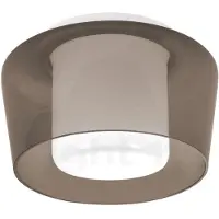 HELESTRA Taklampa Canio, dimbar, Brun / rost, Vardagsrum / matsal, Metall, Modern, Taklampa