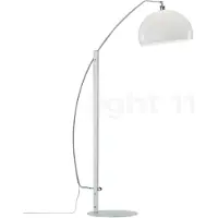 HELESTRA Båglampa Doro, Förkromad / silver, Vardagsrum / matsal, Metall, Modern, Golvlampa
