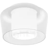 HELESTRA Taklampa Canio, dimbar, Genomskinlig / transpare, Vardagsrum / matsal, Glas, Modern, Taklampa