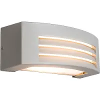 QAZQA Modern vägglampa grå IP44 - Hurricane 1