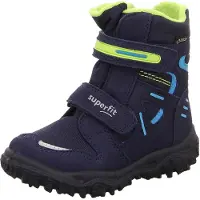 Superfit Stövel 'Husky' blå / neongrön