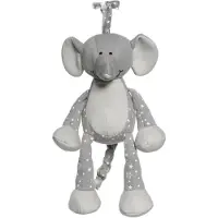 Teddykompaniet Diinglisar Organic, Stars, Speldosa, elefant,