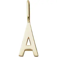 Design Letters Hänge för Halsband - A - 18K guldpläterad - - One Size - Smycken