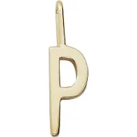 Design Letters Hänge för Halsband - P - 18K guldpläterad - - One Size - Smycken