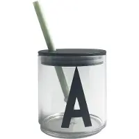 Design Letters Sugrör/Lägg - Green - - One Size - Sugrör