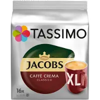 Jacobs | Caffè Crema Classico XL - 16 kapslar till Tassimo