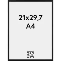 Walther design vägram DIN A4 21x29,7 aluminium svart AJ130B