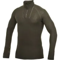 Woolpower Men's Zip Turtleneck Lite Pine Green