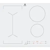 Electrolux LIV63431BW, Vit, Inbyggnad, 59 cm, Zon induktionshäll, 4 zon(er)