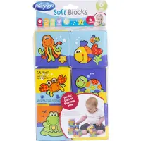 Playgro Badleksaker - 6 st. - Blå - - One Size - Badleksaker