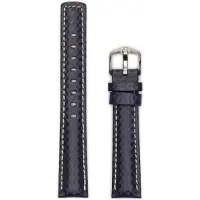 Hirsch Carbon blå klockarmband 025 92 0 80 24mm