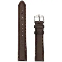 Hirsch Merino brun klockarmband 012 06 0 10 20mm