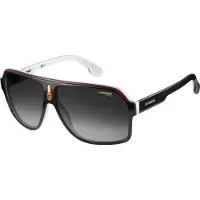 Carrera Aviator Unisex Svartvit Mörkgrå Gradient Solglasögon