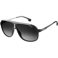 Carrera Aviator Mens Matte Black Dark Grey Gradient Solglasögon
