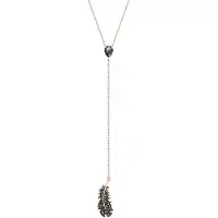 Swarovski Lätt Fjäder Nyckelbenskedja Halsband Damhalsband Svart 5495299 Box (Random Color)