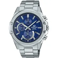 Casio Edifice Watch - - Kronograf - Vattentät 10 Atm - Armband i rostfritt stål - Safirglas