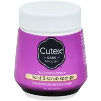 Cutex Svamp Nagellackborttagare Twist & Scrub 52 ml