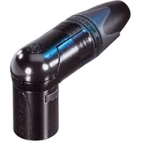 Neutrik NC4MRX-B XLR-kontakter Kontakt hane vinklad Antal poler: 4 Svart 1 st