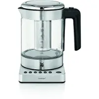 WMF KITCHENminis 04131800, 1 l, 1960 W, Rostfritt stål, Glas, Justerbar termostat, Vattennivå indikator