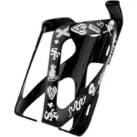 Cinelli Mike Giant Bottle Holder svart/vit 2021 Flaskhållare