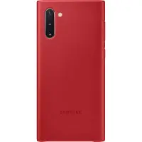Samsung Fodral till Samsung Galaxy Note 10 Samsung Läder Rött