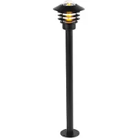 QAZQA Modern utomhuslampa svart 100 cm IP44 - Prato