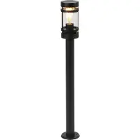 QAZQA Modern utomhuslampa svart 80 cm IP44 - Gleam
