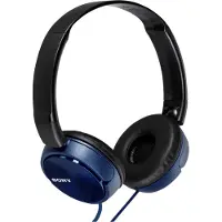 Sony MDR-ZX310 On Ear hörlurar Sladd Blå Hopfällbara