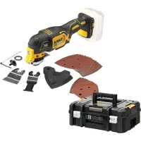 DeWalt Multi-cutter - DCS355NT - 18V - T-STAK-fodral - 32 tillbehör - Borstlös motor