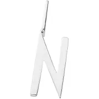 Design Letters Archetype Charm 10 mm Silver A-Z N