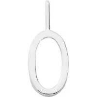 Design Letters Hänge Till Halsband - O - Silver - - One Size - Smycken
