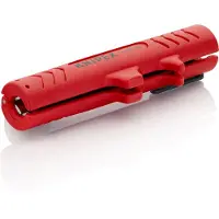 Knipex 16 80 125 SB Kabelskalare Lämplig för Rundkabel, Våtrumskabel 8 till 13 mm