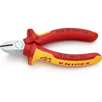 Knipex 70 06 125 VDE Sidoskärare med facett 125 mm