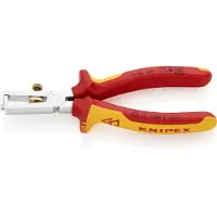 Knipex LAUS afisoleringstang 160mmmax. Ø5,0mm eller 10mm²ledertværsnit, med stilleskrue