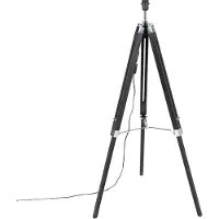 QAZQA Golvlampa svart utan skärm - Tripod