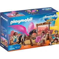 Playmobil 70074 Filmen: Marla och Del med flygande häst – episkt äventyr med Rex Dasher och vänner