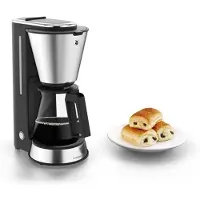 WMF KITCHENminis 0412270011, Droppande kaffebryggare, 0,625 l, Malat kaffe, 710 W, Svart, Rostfritt stål