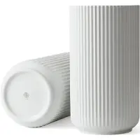 Lyngby Porcelæn Lyngbyvasen Vit 38 cm Vit