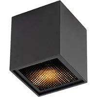 QAZQA Designspotlight svart - Qubo Honey