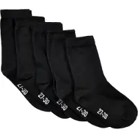 Minymo Strumpor - 5-pack - Svart - - 23/26 - Strumpor