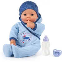 Bayer Hello Baby Boy, Babydocka, Hankoppling, Pojke, Talfunktion, 460 mm, Multifärg