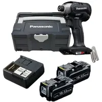 Panasonic slagborr-/skruvdragare 18V EY76A1+ Systainer + 2x 5.0Ah + laddare