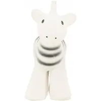 Tikiri Bitdjur - Naturgummi - Zebra - Vit/Svart - - One Size - Bitring