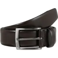 JOOP! Bälte mörkbrun / silver