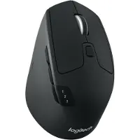Logitech M720 Triathlon - Mus - högerhänt - optisk - 7 knappar - trådlös - Bluetooth, 2.4 GHz - trådlös USB-mottagare