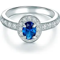 Trilani Ring blå / silver