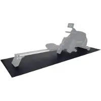 Tunturi 14TUSFU120, Monokromatiskt, Svart, Gummi, Rektangel, 2270 mm, 900 mm